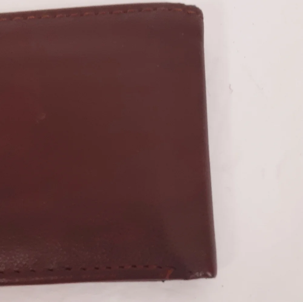 Levi's brown leather men's wallet